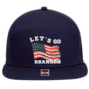 LetS Go Brandon 7 Panel Mesh Trucker Snapback Hat