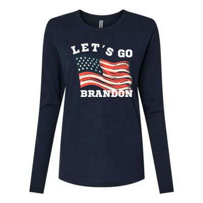 LetS Go Brandon Womens Cotton Relaxed Long Sleeve T-Shirt