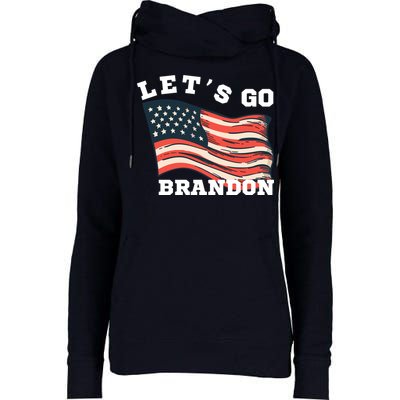 LetS Go Brandon Womens Funnel Neck Pullover Hood