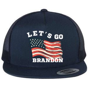 LetS Go Brandon Flat Bill Trucker Hat