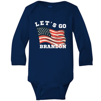 LetS Go Brandon Baby Long Sleeve Bodysuit