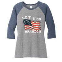 LetS Go Brandon Women's Tri-Blend 3/4-Sleeve Raglan Shirt