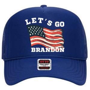 LetS Go Brandon High Crown Mesh Back Trucker Hat