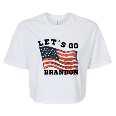 LetS Go Brandon Bella+Canvas Jersey Crop Tee