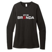 LetS Go Brenda Us Flag Womens CVC Long Sleeve Shirt