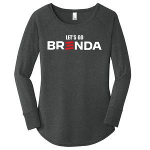 LetS Go Brenda Us Flag Women's Perfect Tri Tunic Long Sleeve Shirt