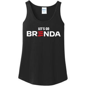 LetS Go Brenda Us Flag Ladies Essential Tank