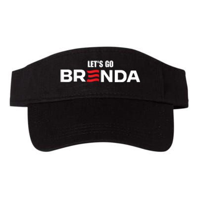 LetS Go Brenda Us Flag Valucap Bio-Washed Visor