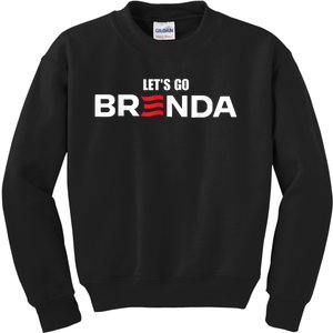 LetS Go Brenda Us Flag Kids Sweatshirt