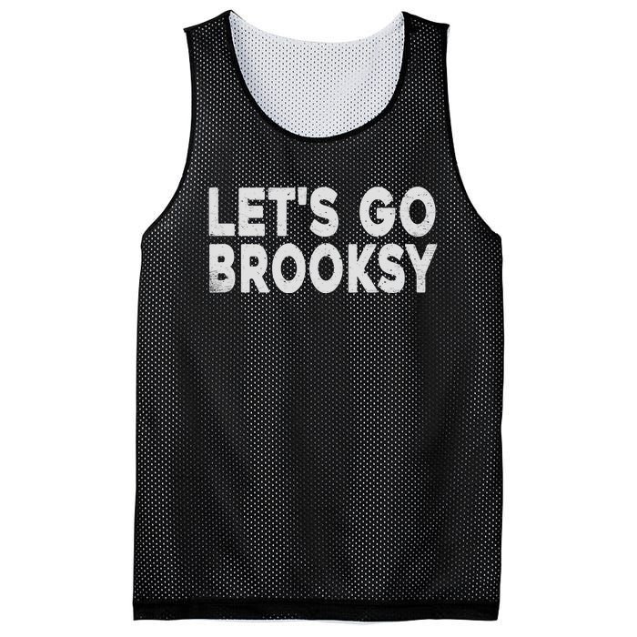 Lets Go Brooksy Mesh Reversible Basketball Jersey Tank