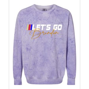 Let's Go Brandon Signature Colorblast Crewneck Sweatshirt