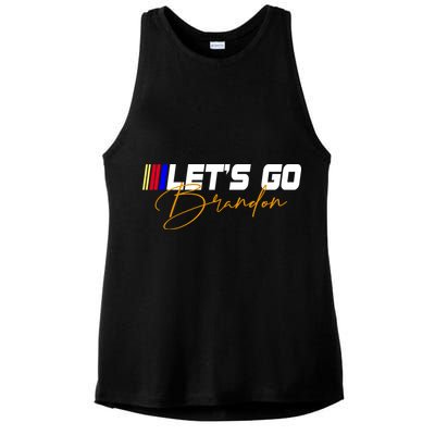 Let's Go Brandon Signature Ladies PosiCharge Tri-Blend Wicking Tank