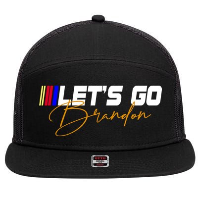 Let's Go Brandon Signature 7 Panel Mesh Trucker Snapback Hat