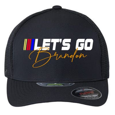 Let's Go Brandon Signature Flexfit Unipanel Trucker Cap