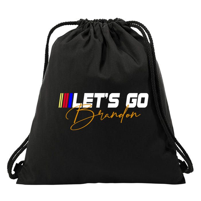 Let's Go Brandon Signature Drawstring Bag