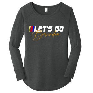 Let's Go Brandon Signature Women's Perfect Tri Tunic Long Sleeve Shirt