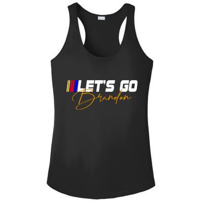 Let's Go Brandon Signature Ladies PosiCharge Competitor Racerback Tank