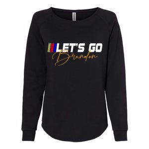 Let's Go Brandon Signature Womens California Wash Sweatshirt