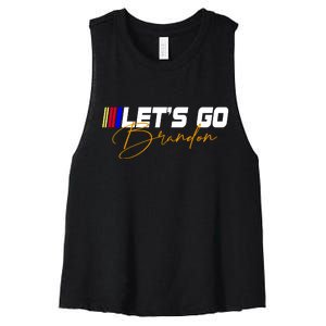 Let's Go Brandon Signature Women's Racerback Cropped Tank