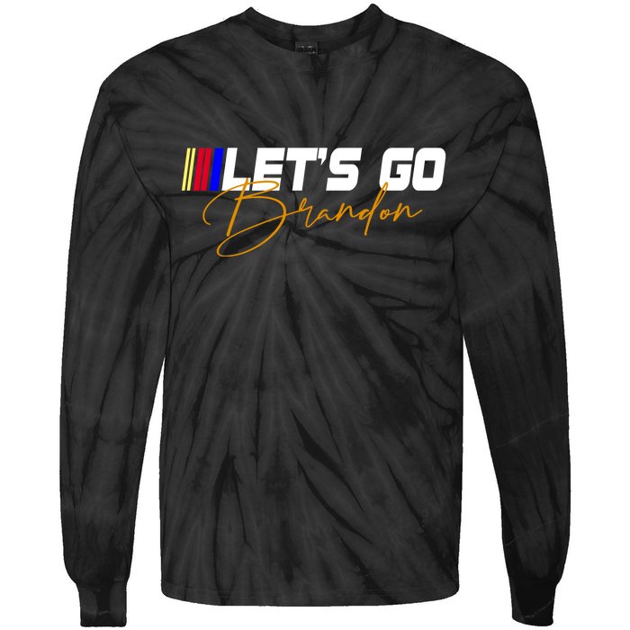 Let's Go Brandon Signature Tie-Dye Long Sleeve Shirt