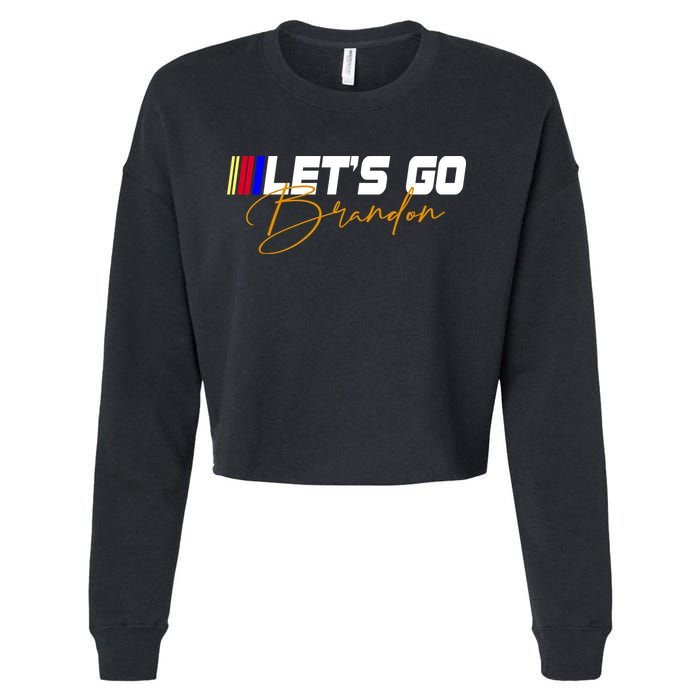 Let's Go Brandon Signature Cropped Pullover Crew