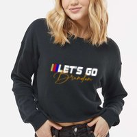 Let's Go Brandon Signature Cropped Pullover Crew