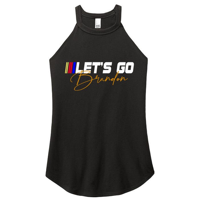 Let's Go Brandon Signature Women's Perfect Tri Rocker Tank