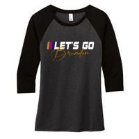 Let's Go Brandon Signature Women's Tri-Blend 3/4-Sleeve Raglan Shirt