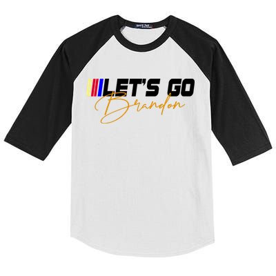 Let's Go Brandon Signature Kids Colorblock Raglan Jersey