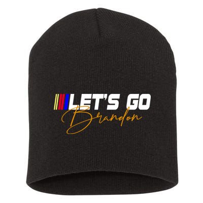 Let's Go Brandon Signature Short Acrylic Beanie