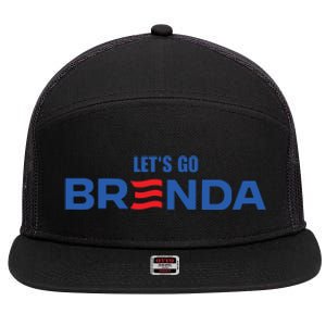 Lets Go Brenda Kamala 2024 7 Panel Mesh Trucker Snapback Hat