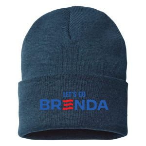 Lets Go Brenda Kamala 2024 Sustainable Knit Beanie