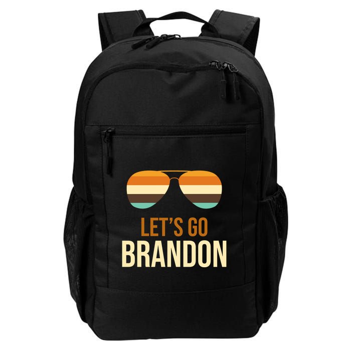 Let's Go Brandon F Joe Biden Cool Shades Retro Backpack