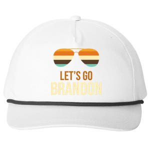 Let's Go Brandon F Joe Biden Cool Shades Retro Snapback Five-Panel Rope Hat