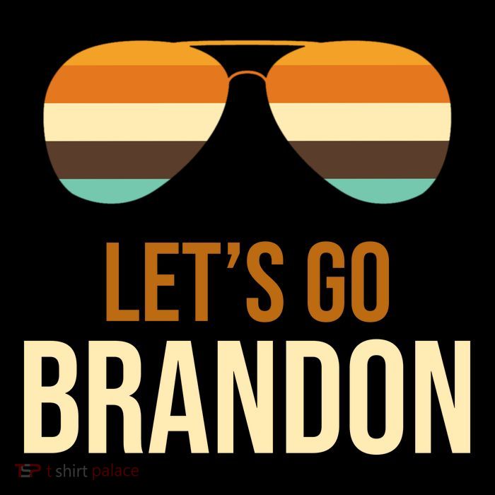 Let's Go Brandon F Joe Biden Cool Shades Retro Flatbill Hat