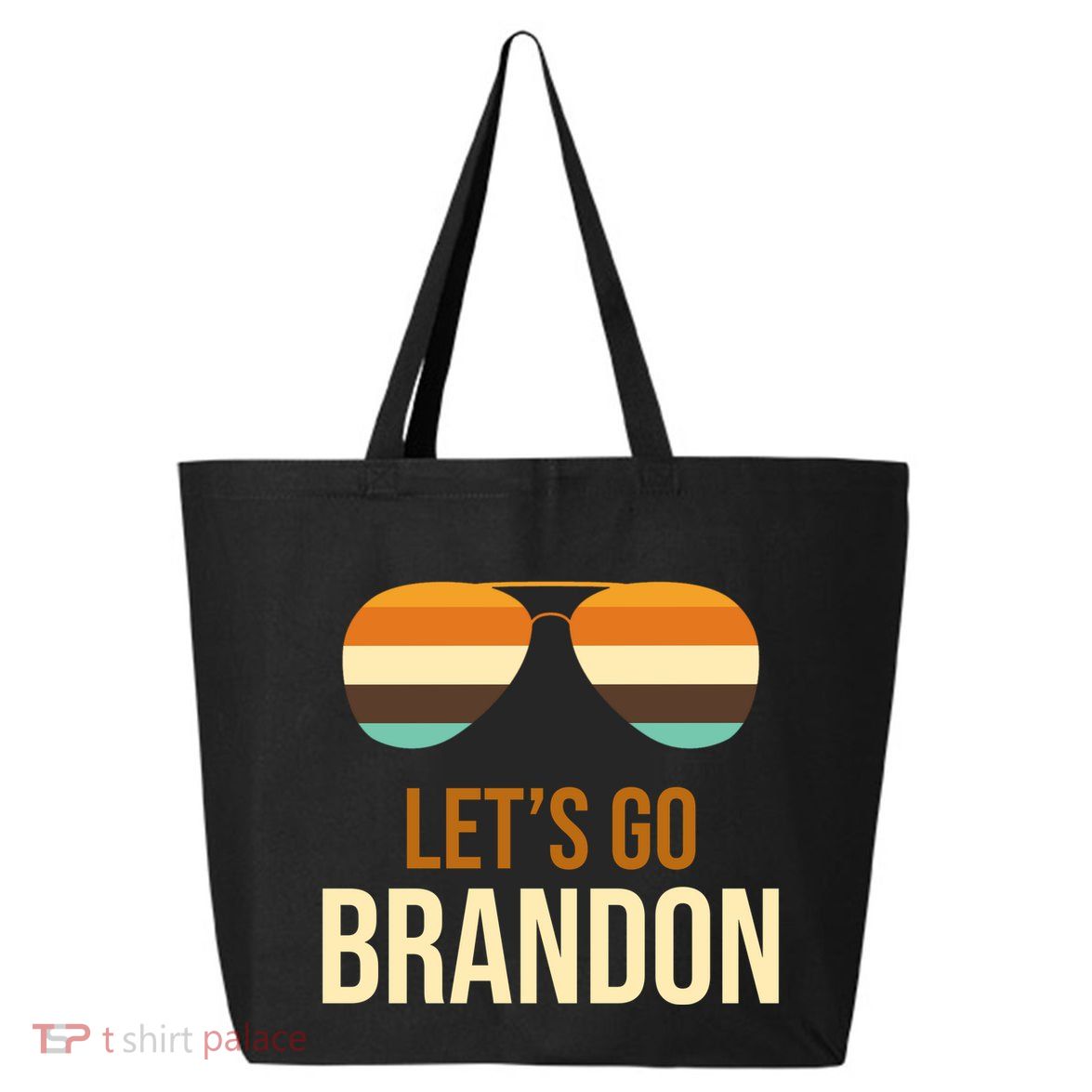 Let's Go Brandon F Joe Biden Cool Shades Retro 25L Jumbo Tote