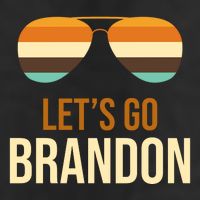 Let's Go Brandon F Joe Biden Cool Shades Retro Golf Towel