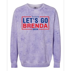 LetS Go Brenda Kamala 2024 Colorblast Crewneck Sweatshirt