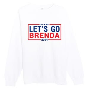 LetS Go Brenda Kamala 2024 Premium Crewneck Sweatshirt