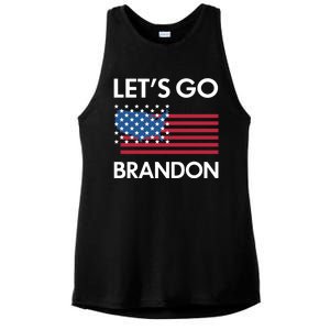 LETS GO BRANDON Ladies PosiCharge Tri-Blend Wicking Tank