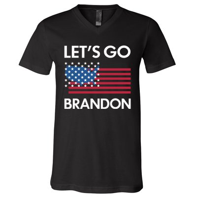 LETS GO BRANDON V-Neck T-Shirt