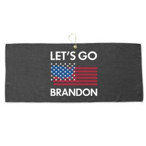 LETS GO BRANDON Large Microfiber Waffle Golf Towel