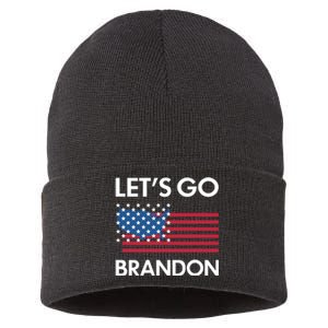 LETS GO BRANDON Sustainable Knit Beanie