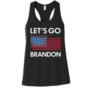 LETS GO BRANDON Women's Racerback Tank