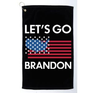 LETS GO BRANDON Platinum Collection Golf Towel