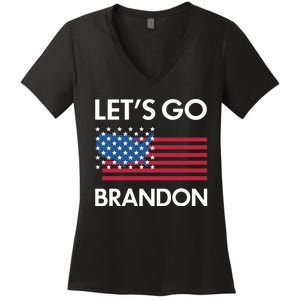 LETS GO BRANDON Women's V-Neck T-Shirt