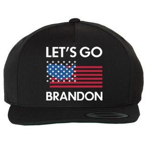 LETS GO BRANDON Wool Snapback Cap