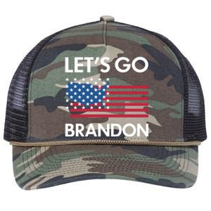 LETS GO BRANDON Retro Rope Trucker Hat Cap