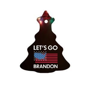 LETS GO BRANDON Ceramic Tree Ornament