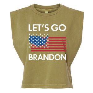 LETS GO BRANDON Garment-Dyed Women's Muscle Tee